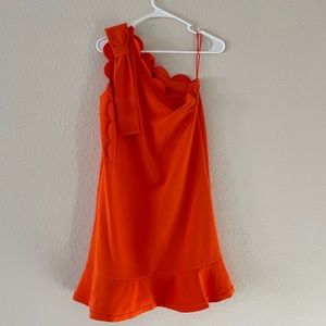 Beautiful new without tags orange dress